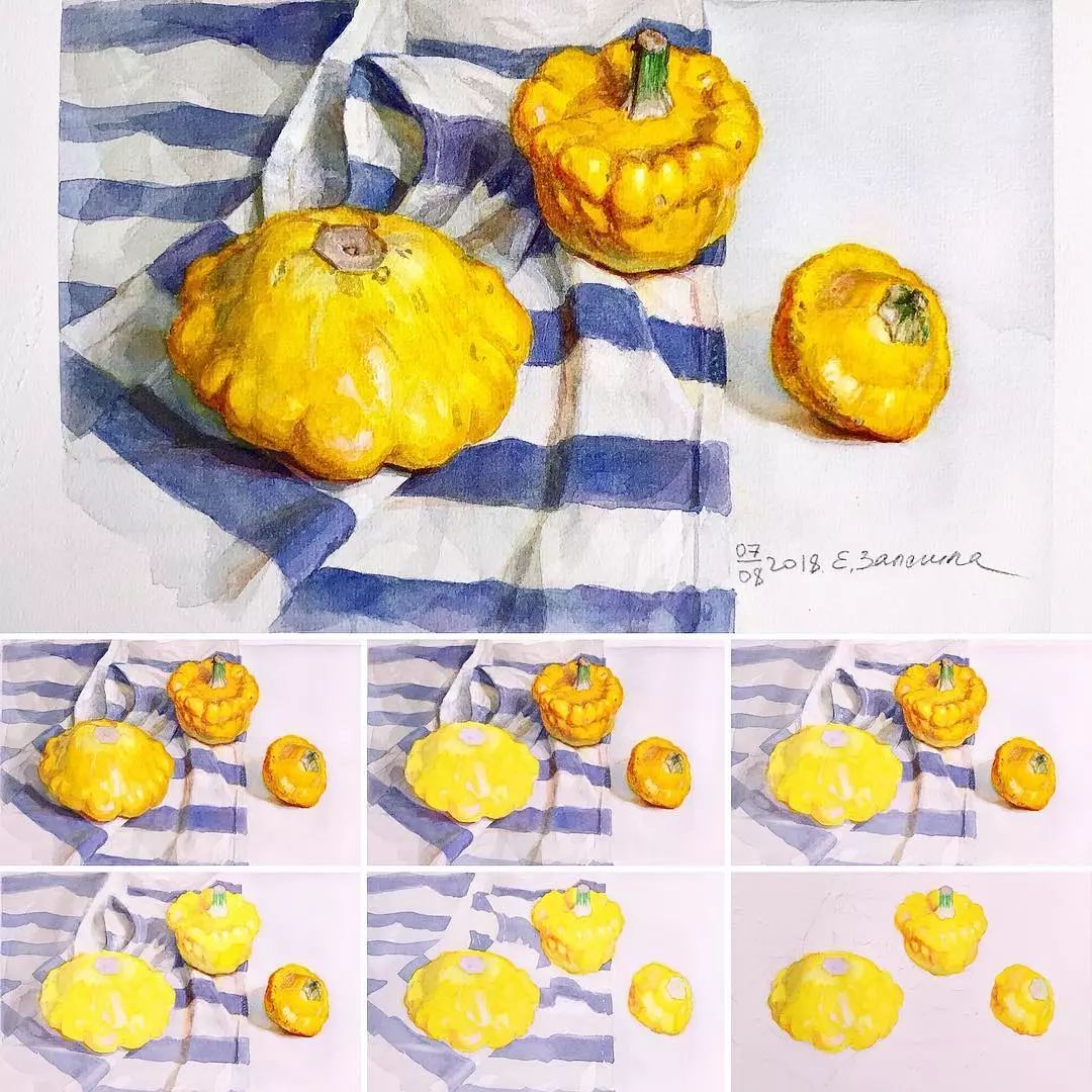 水彩画面脏？颜色单薄？不会调色，简单教程让你从小白变成大神