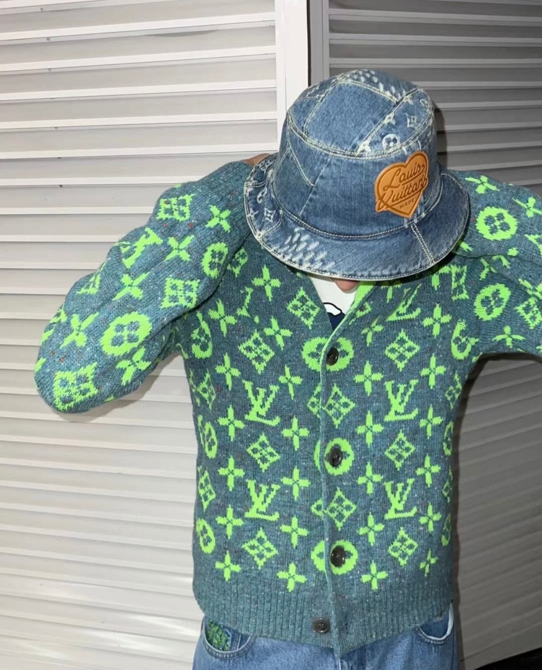 edition牦牛绒长款毛衣开衫外套,louisvuittonmonogram提花摇粒绒外套