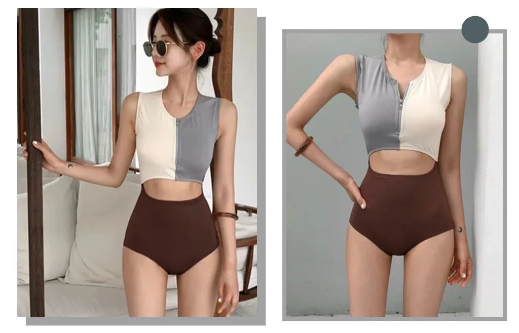 2021泳衣推荐显瘦遮肉防晒,保守又好看的泳衣显瘦仙气