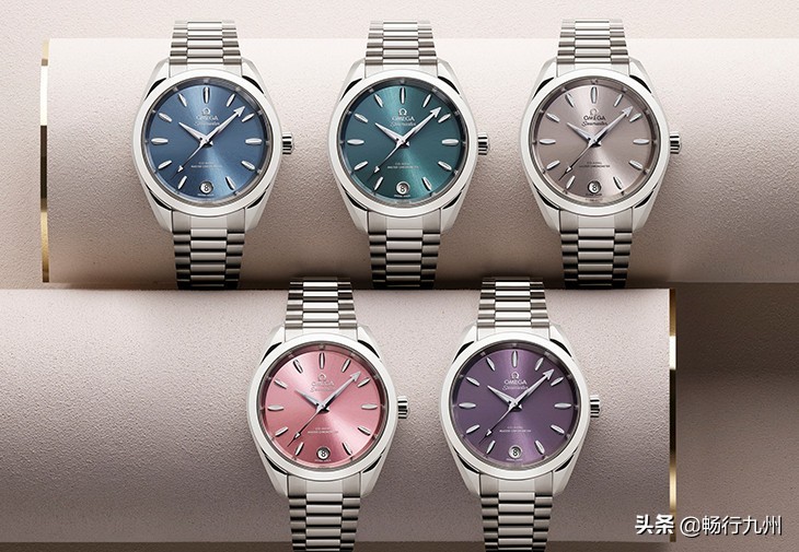 多款缤纷新色！欧米茄海马AquaTerra系列腕表34、38mm