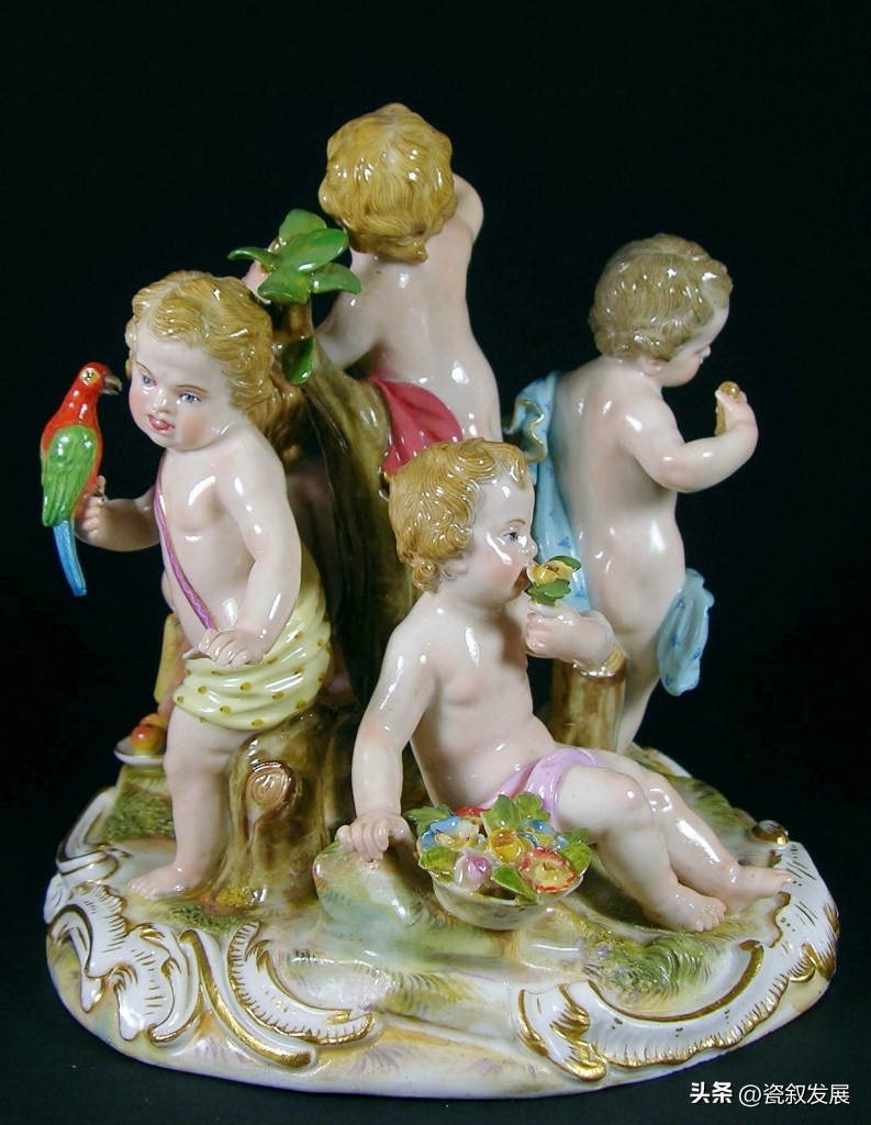 欧洲梅森瓷器图片,早期梅森瓷器雕塑