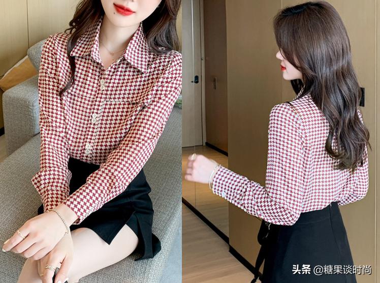 格子双面穿的中长款怎么搭配,经典格子的搭配合集