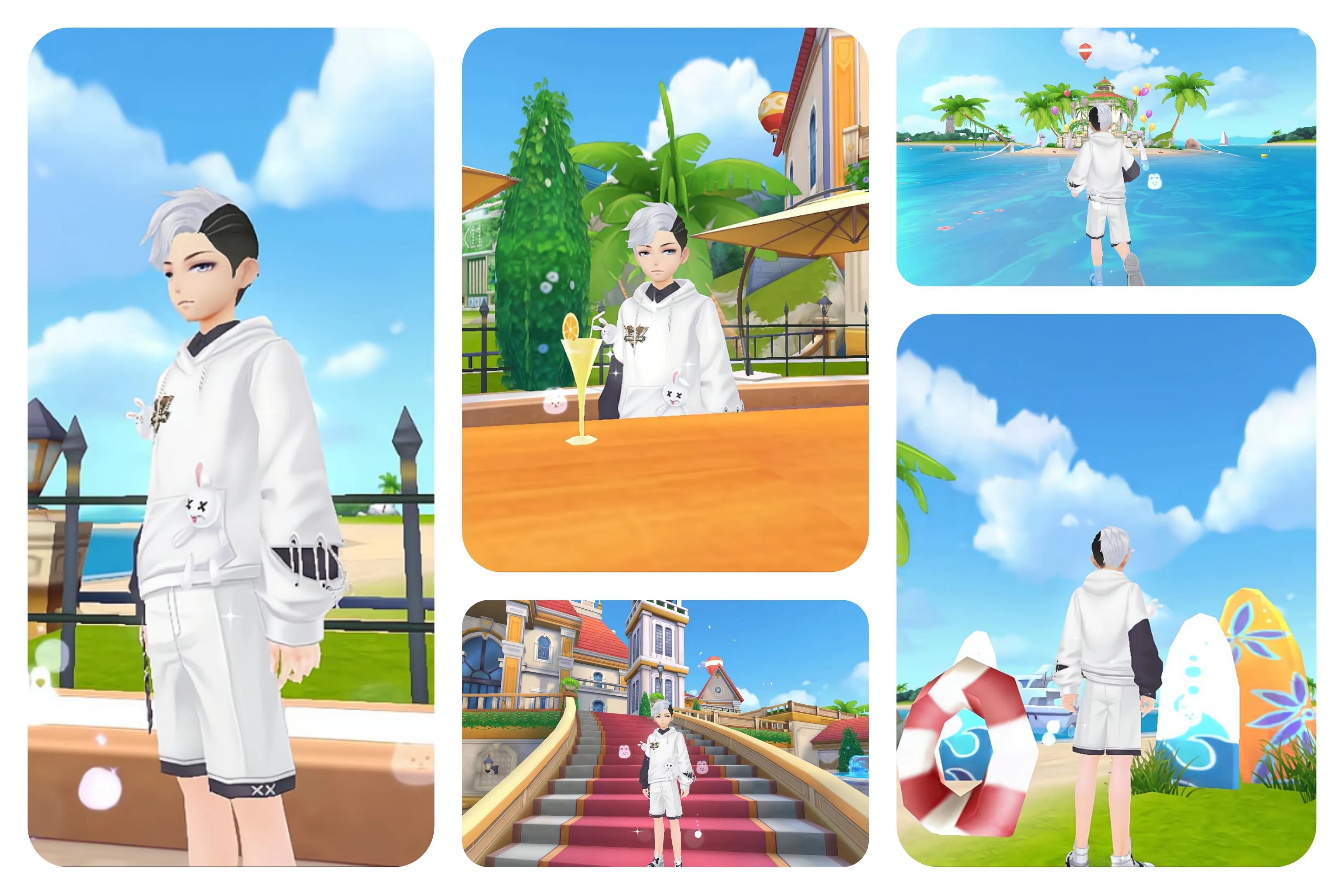 暖暖穿搭小店棉服中长款,暖暖穿兔子服装