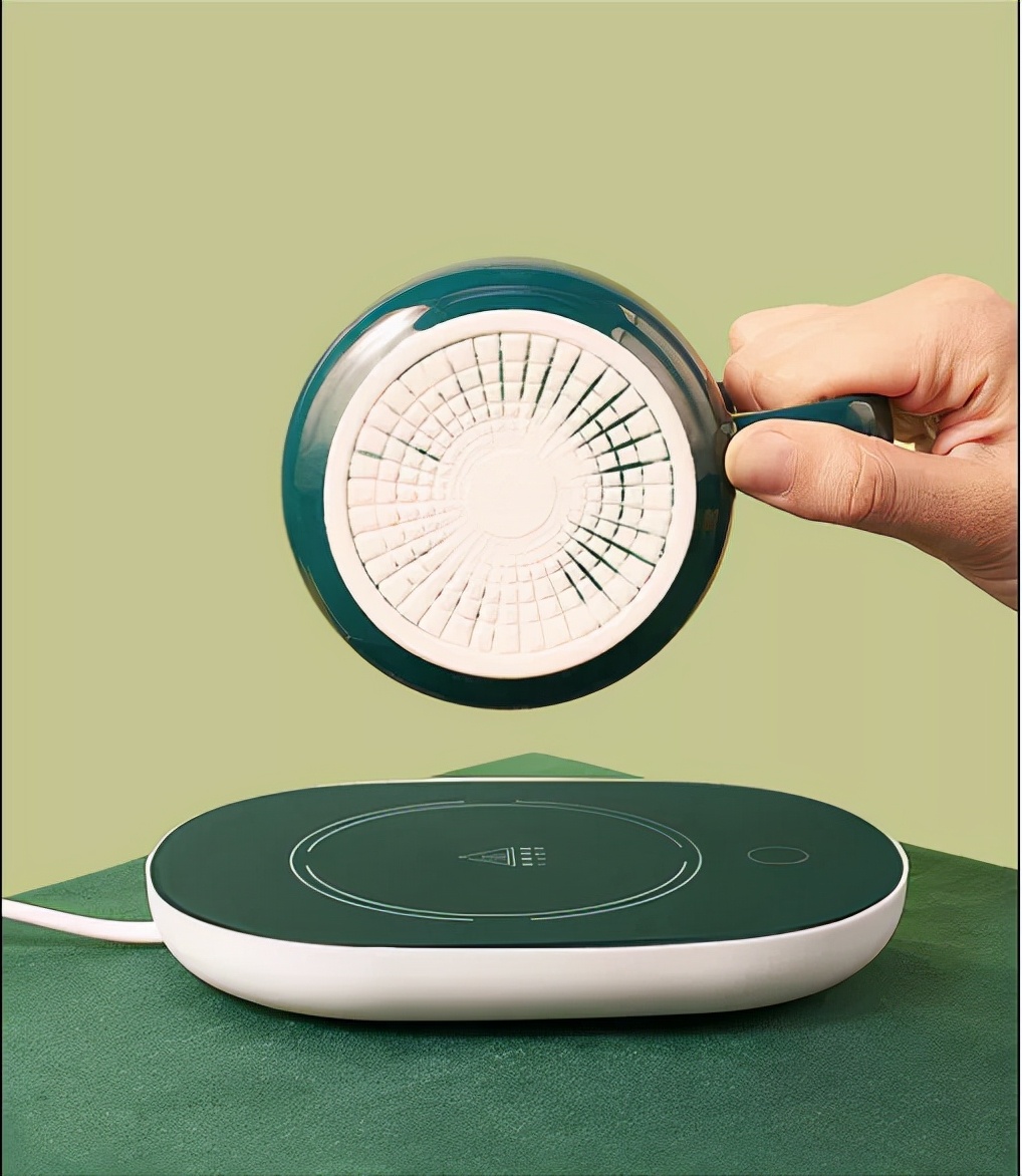 新款55度智能加热自动恒温杯垫,55度恒温杯垫多功能加热神器