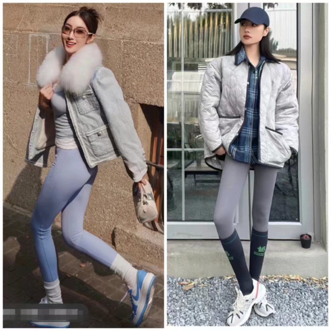 瑜伽裤穿出自然不做作风情,瑜伽裤穿出高级感