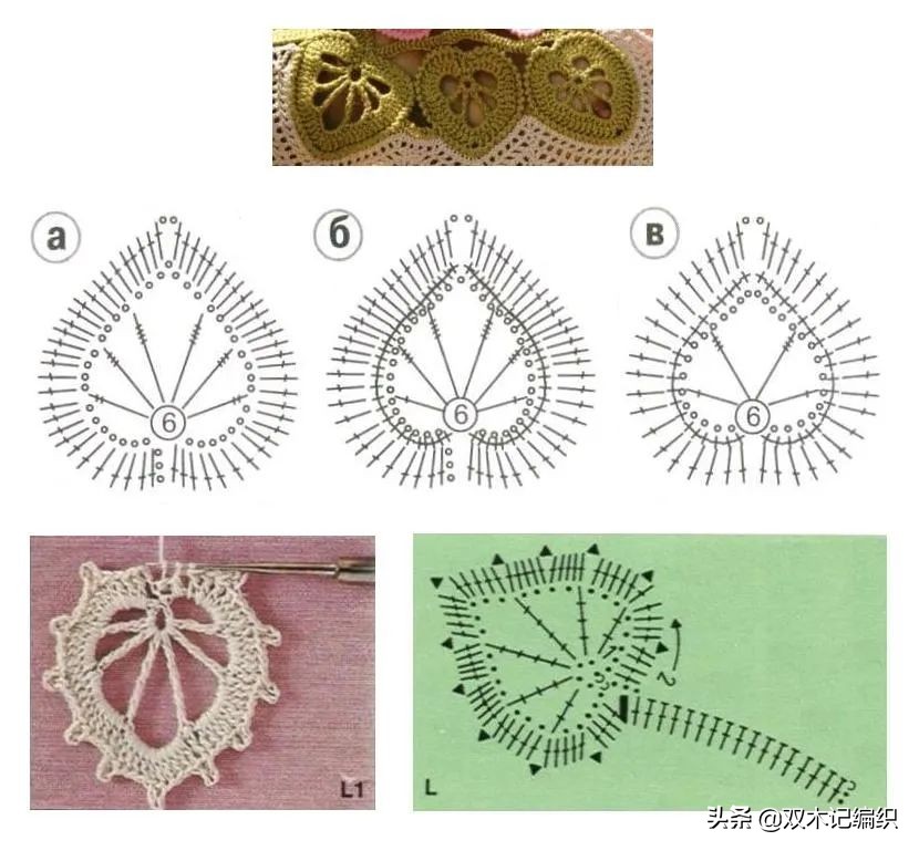 爱尔兰花和叶子大全，最令人心动的钩编之法