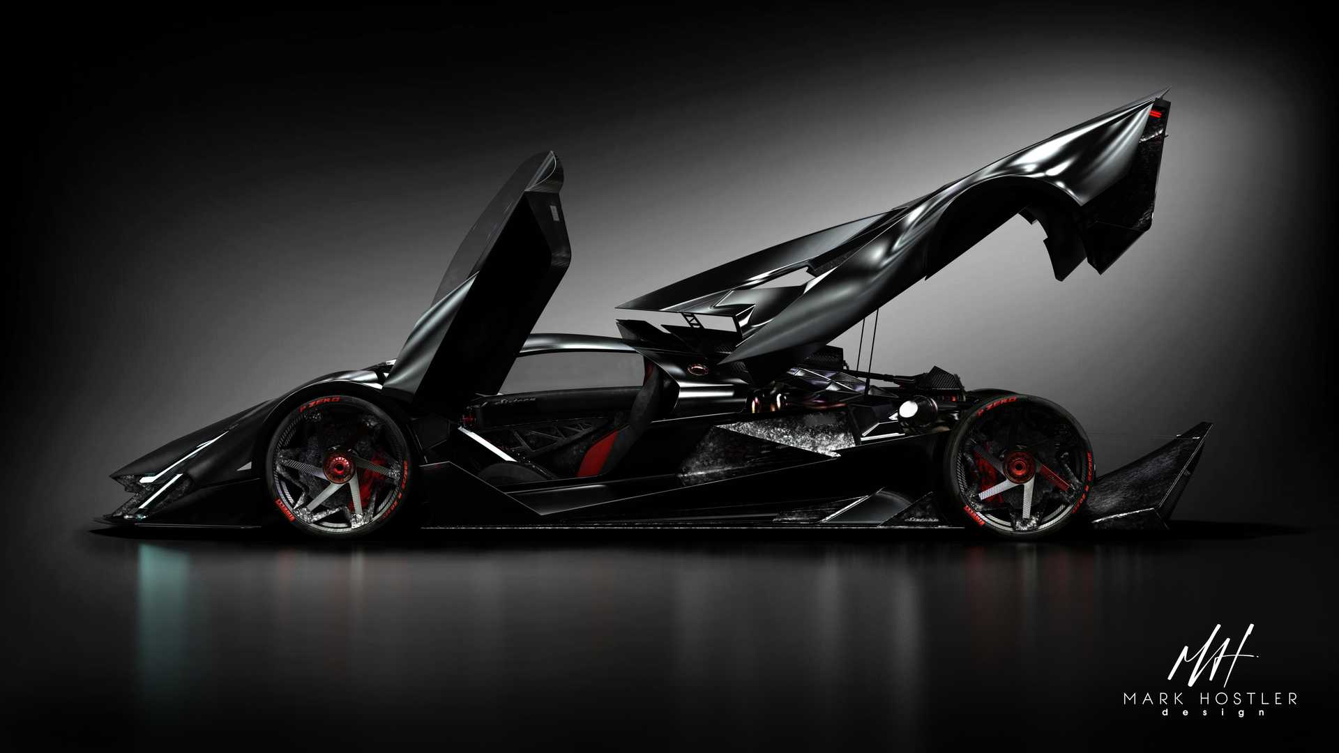 Motor1.com·里德想象中的狂野十六人超级跑车