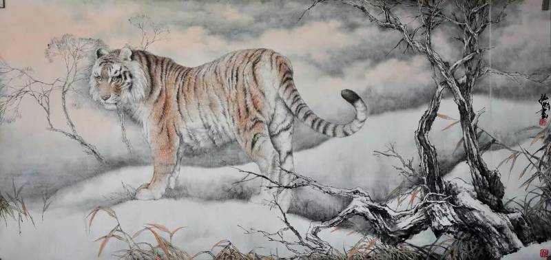 中美艺术作品展,中美书画艺术交流展