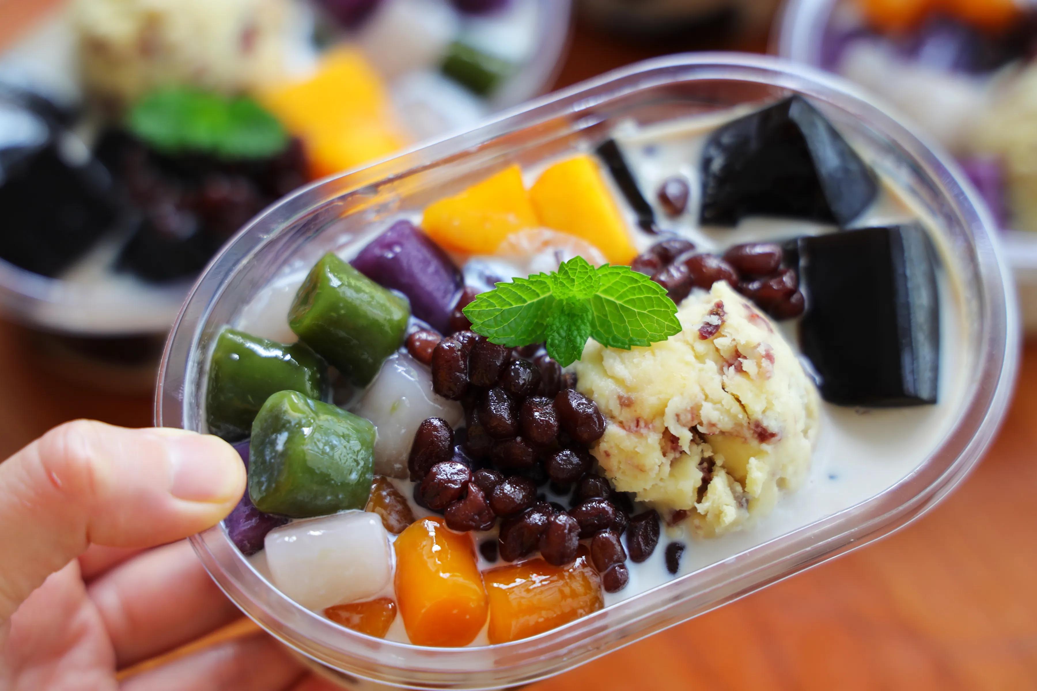 甜品店那么贵的芋圆甜品，在家自己做，做一次可以吃一整个夏天