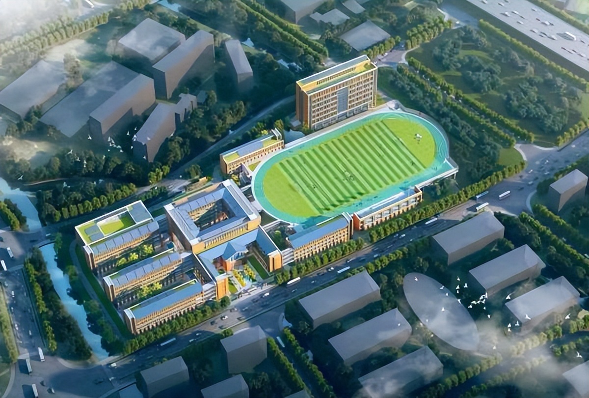 上海这个区火了，被投资12.8亿的新学校砸中，占地72亩，喜从天降