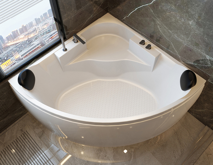 浴缸安装水管预留尺寸示意图,浴缸选购技巧及安装方法