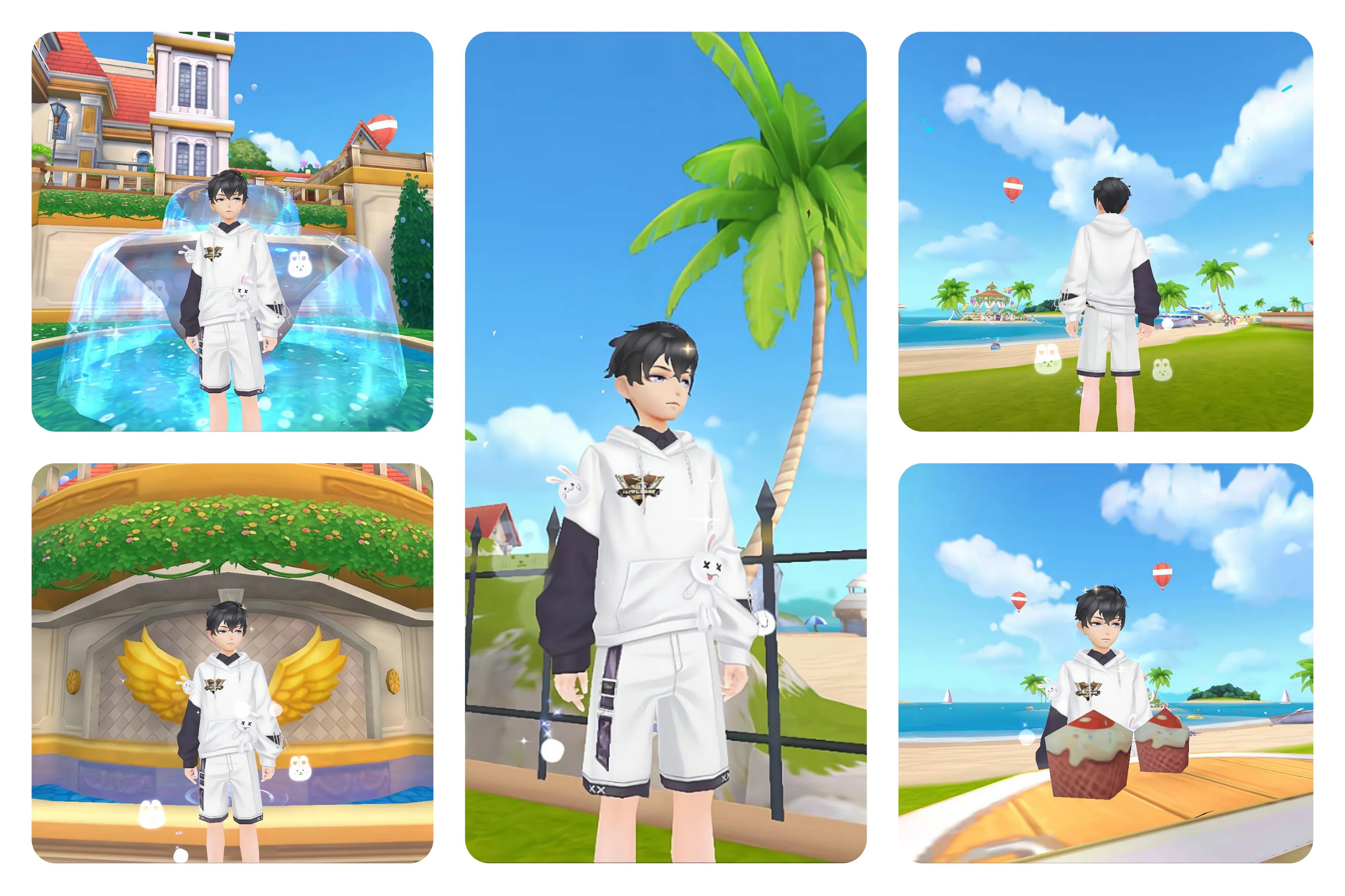 暖暖穿搭小店棉服中长款,暖暖穿兔子服装