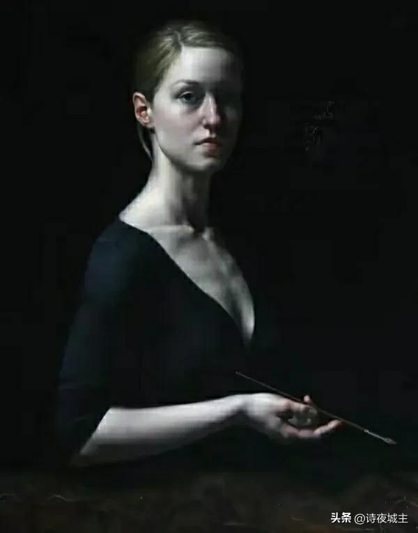 油画《高贵的凯瑟琳》,油画凯瑟琳