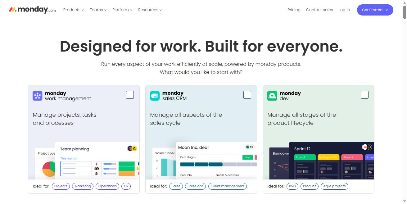 【提升管理水平】之【工具篇】-monday.com