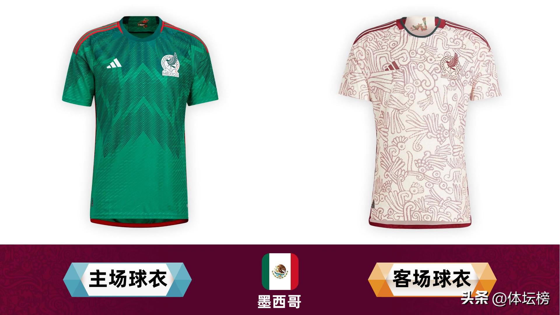 2018年世界杯32强球衣汇总,世界杯32强球衣推荐