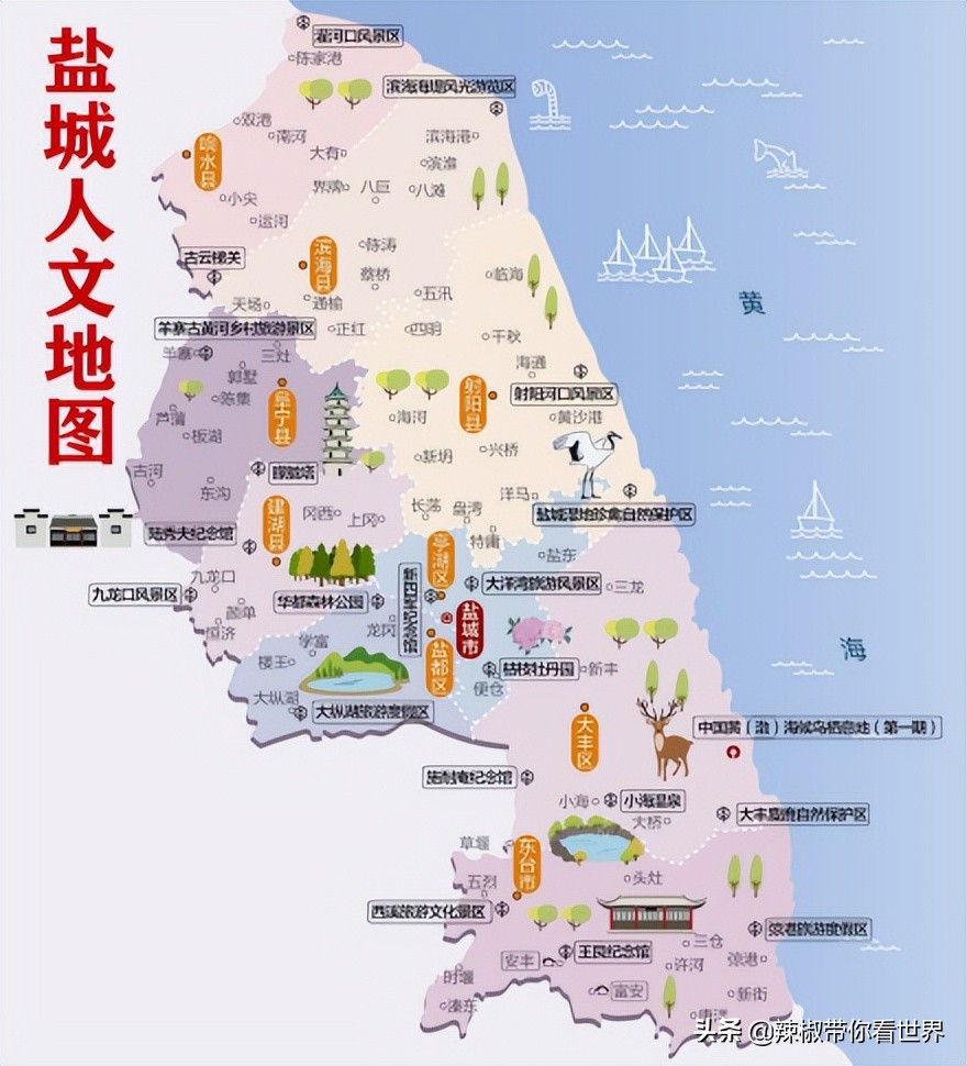 盐城最大的海边城市,盐城海岸线为何一直延伸