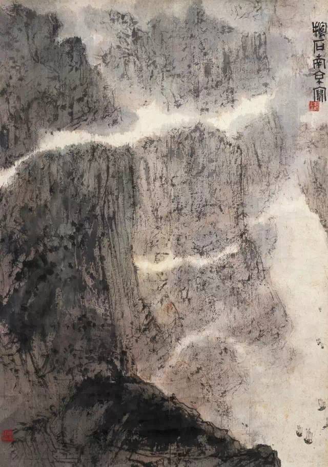 金陵山水画名画欣赏,金陵五大家诗意山水画欣赏
