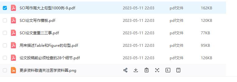 医学sci论文写作常用句式,sci论文写作经典句式汇总