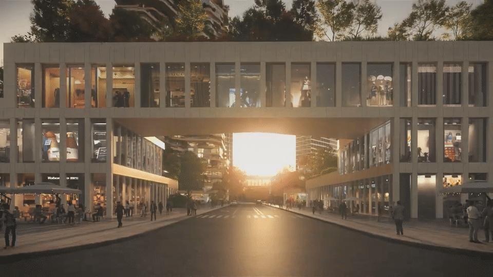 各种地标建筑的设计方案,城市居住区绿色建筑设计