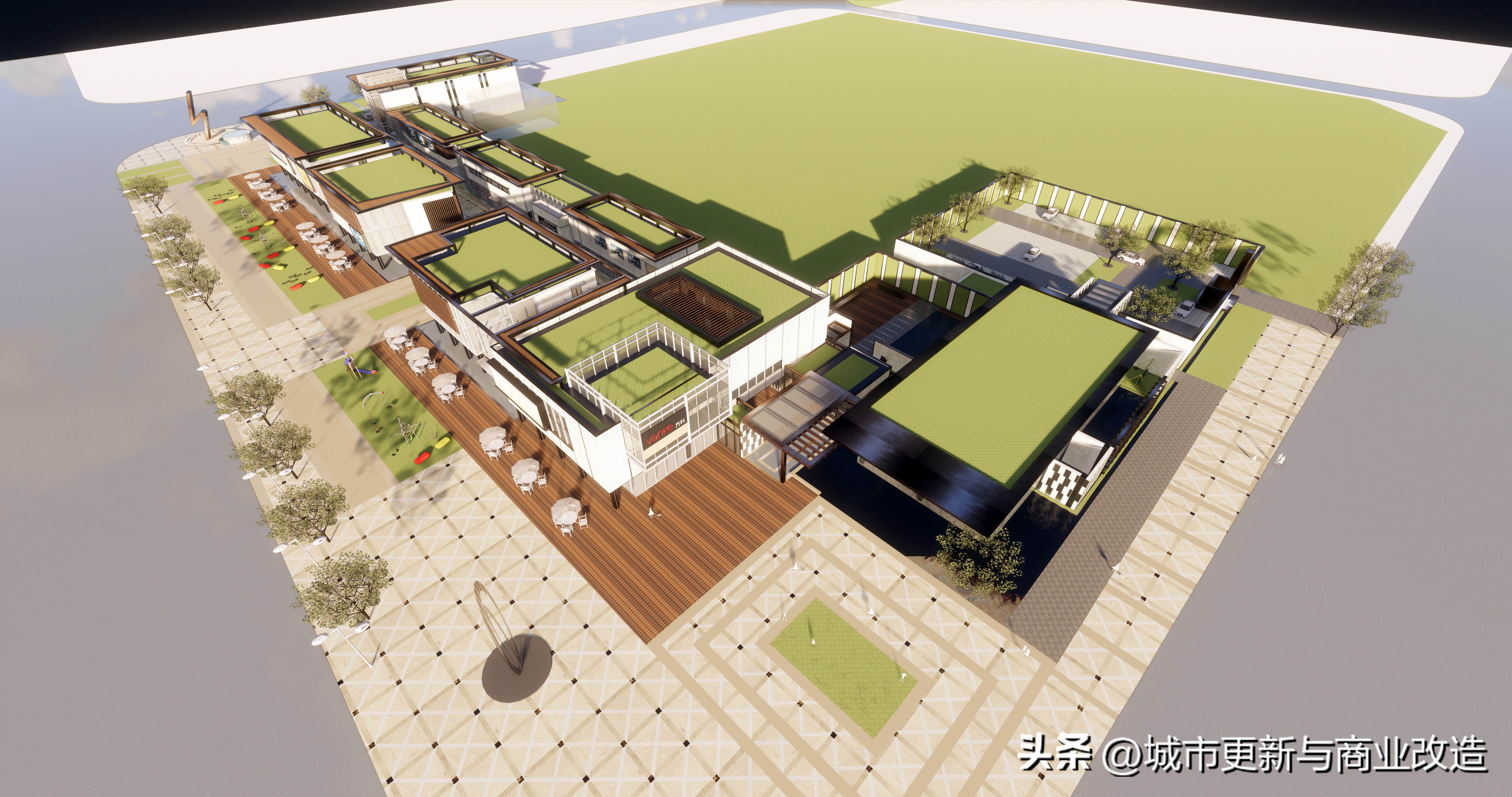 合肥万科广场效果图,合肥万科未来之光街区