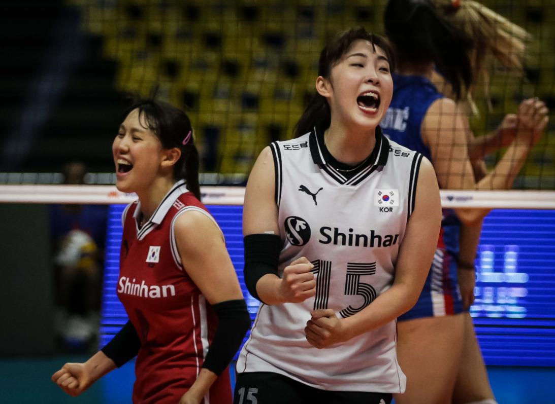 世界女排联赛韩国女排12连败,中国女排世联赛遭遇首败