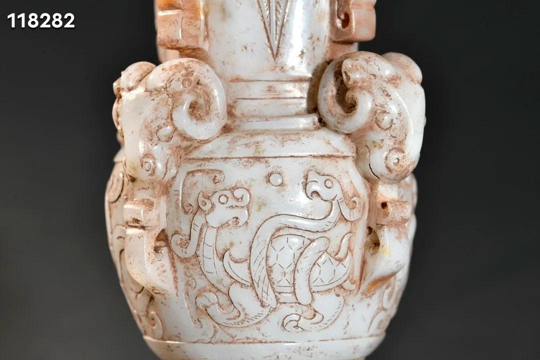 汉代高古玉羊,高古玉羊圆雕