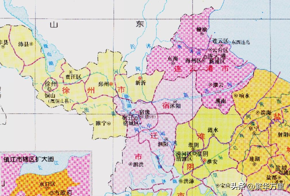 最新连云港市行政区划,连云港市区域划分