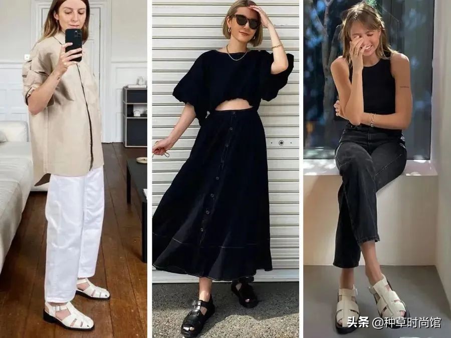 女凉鞋新款2022爆款百搭网红,裙子凉鞋2020