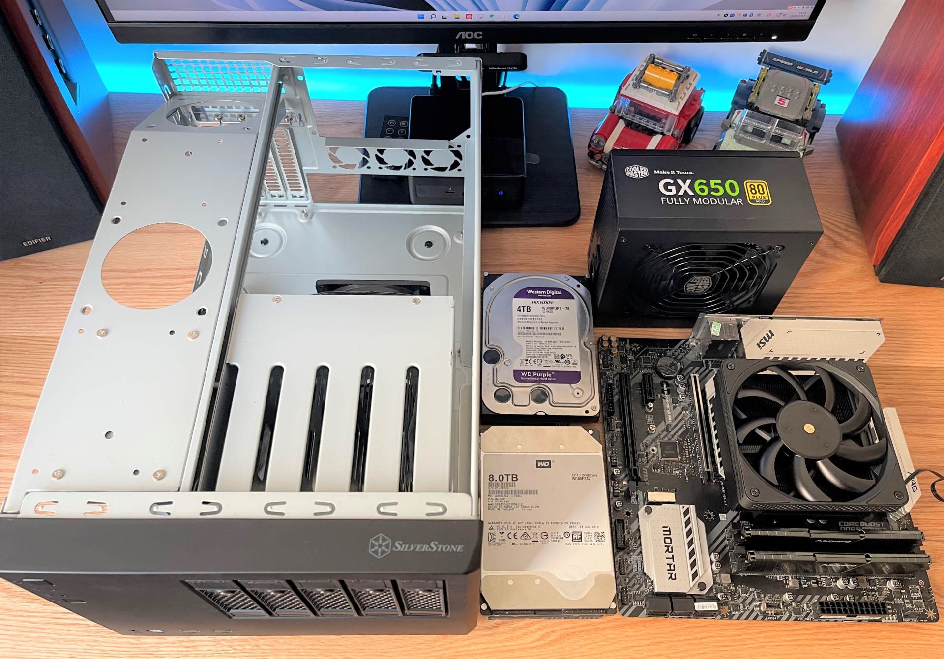 银欣机箱组装nas,银欣搭建nas