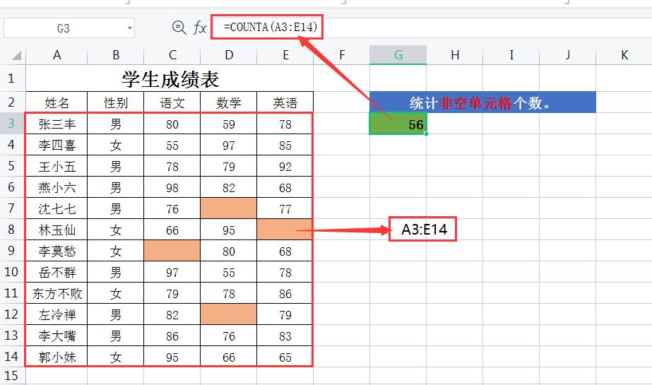 wps表格分类统计函数,wps统计函数