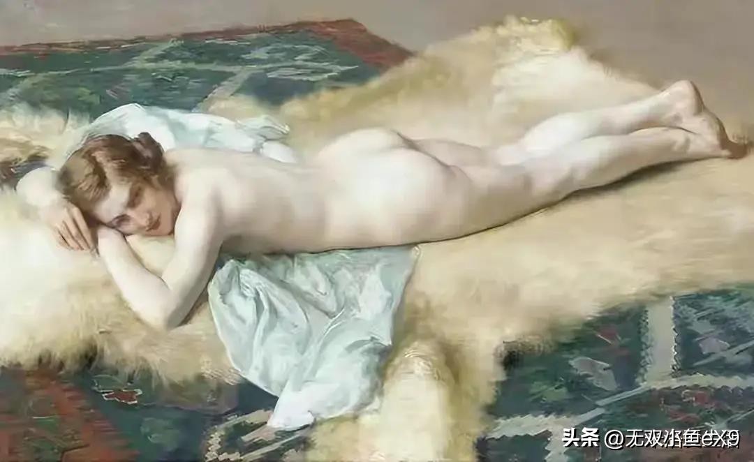 西方少女经典长发肖像油画,西方少女的肖像唯美油画