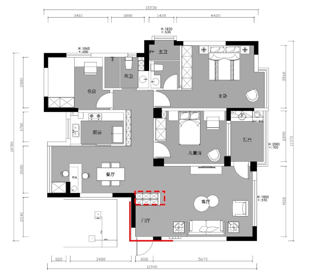 l型玄关使用感受,入户玄关鸡肋