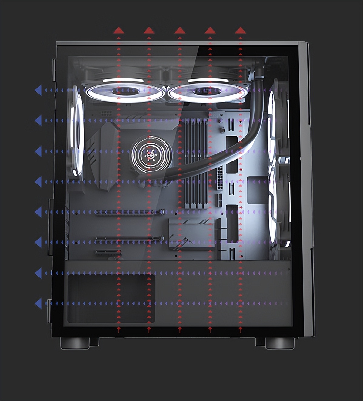 电脑机箱怎么选不要光污染,电脑机箱怎么选择正反风扇