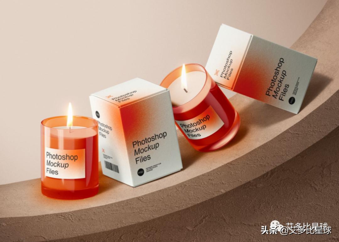 「706期」Behance大佬都在用的香薰样机和轻奢模板，被我找到了