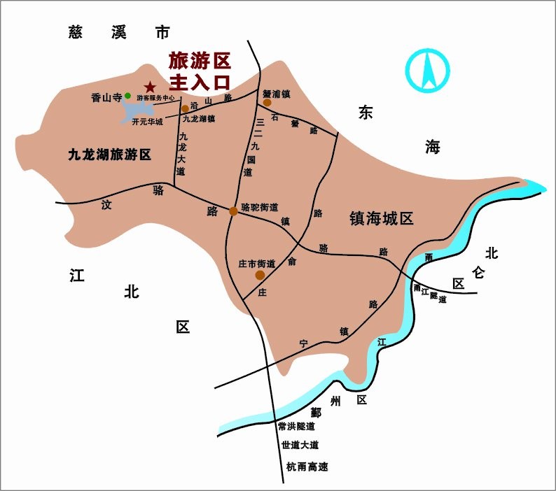 宁波九龙湖园林庭院,宁波九龙湖旁景区