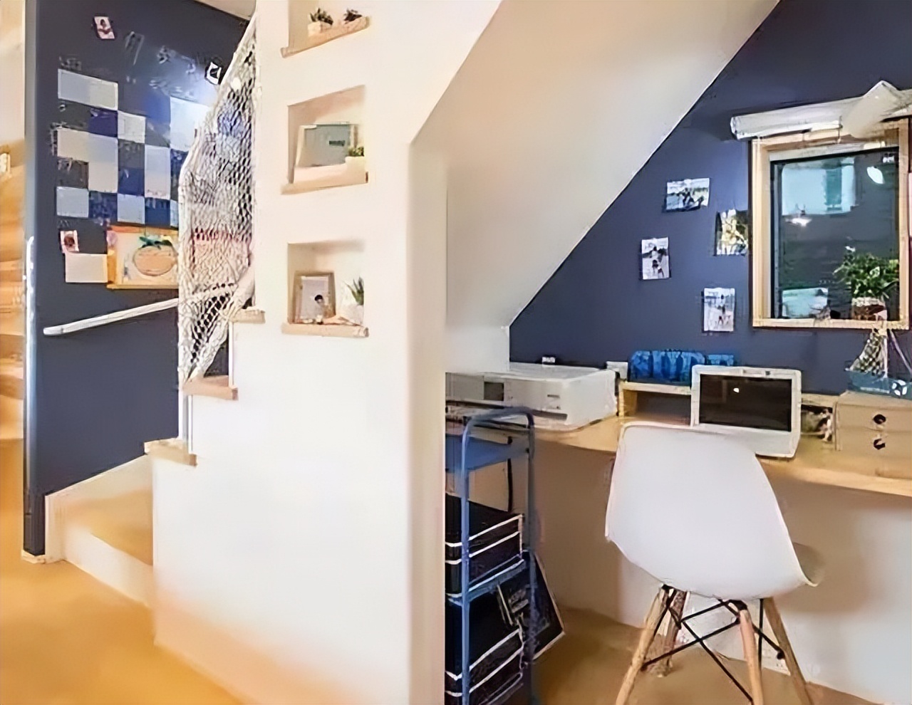 让楼梯下方的空间变得更实用，跃层复式别墅房主必看