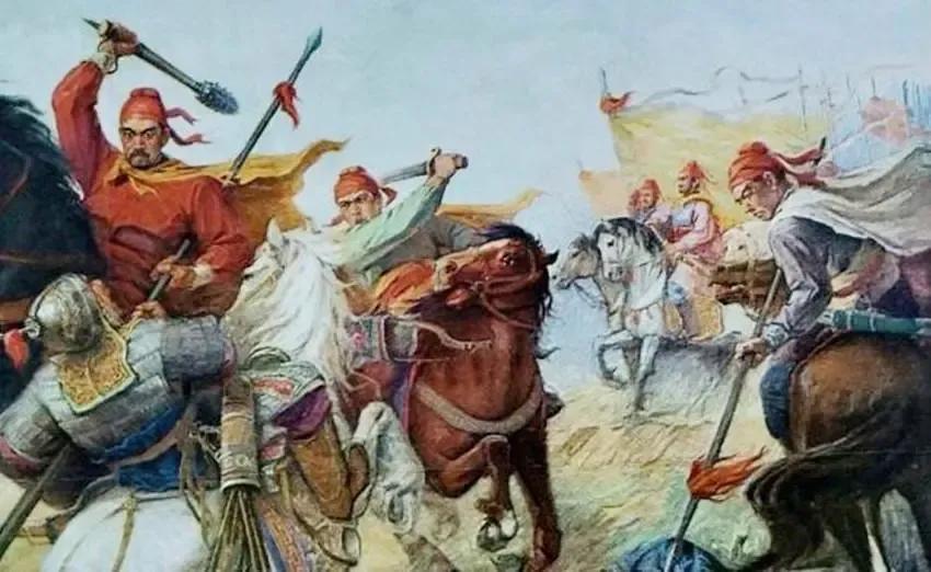 元末势力分布图,元末时期势力变化图