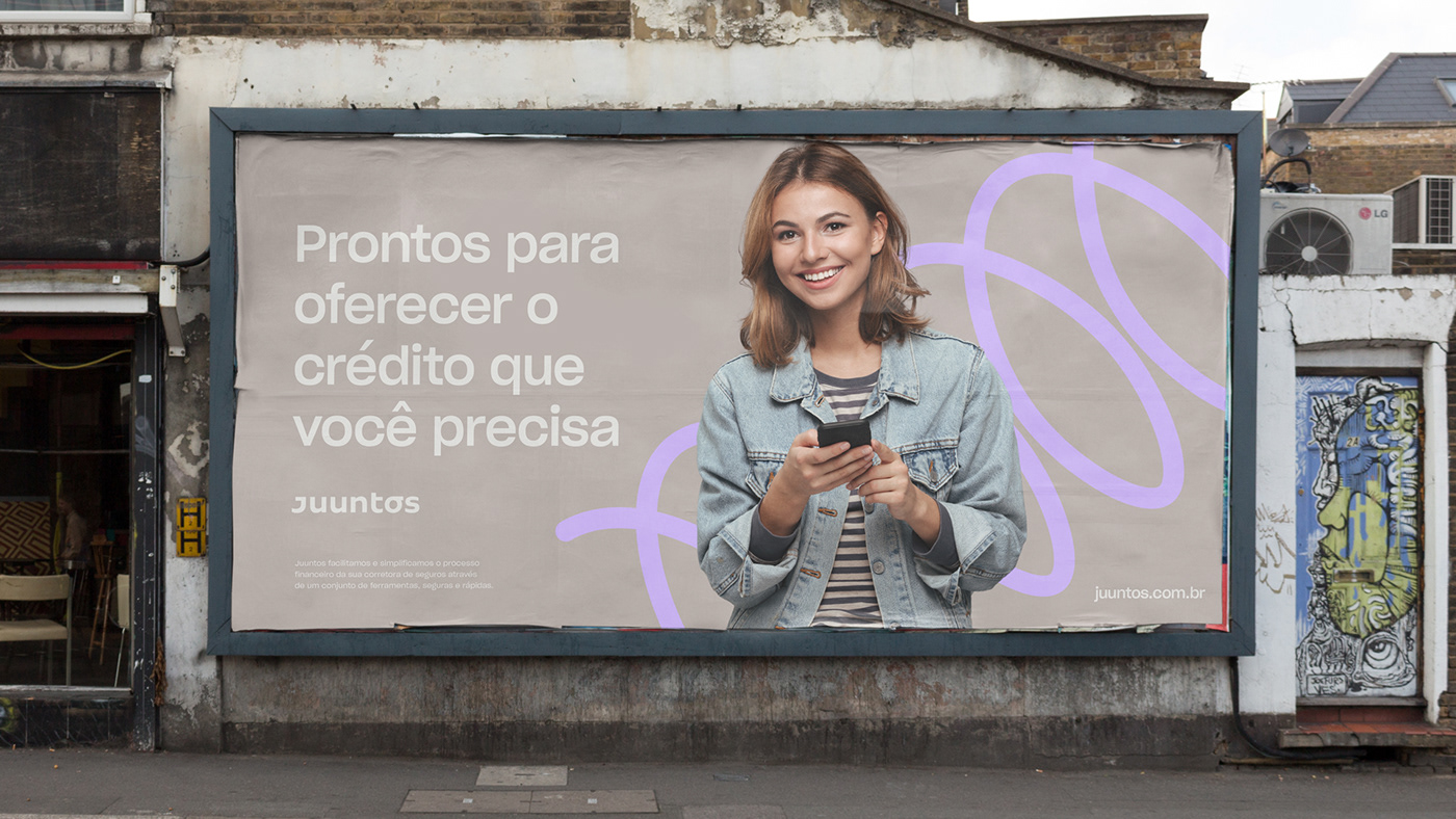 Juntoos巴西金融科技初创公司品牌logo设计via：EstúdioKuumba