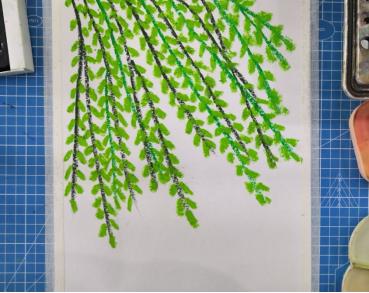 儿童画创意美术6-8岁,创意儿童画燕归巢