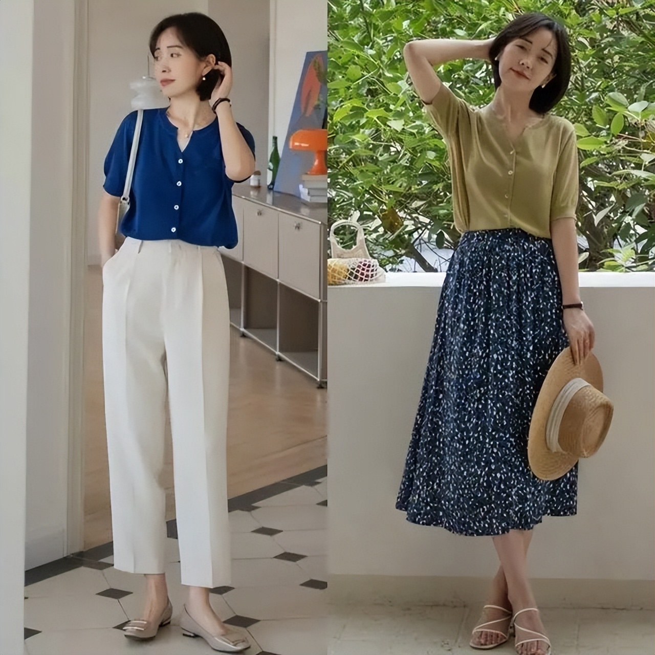 40岁女人别穿老气妈妈装,奶奶衫怎么穿才好看