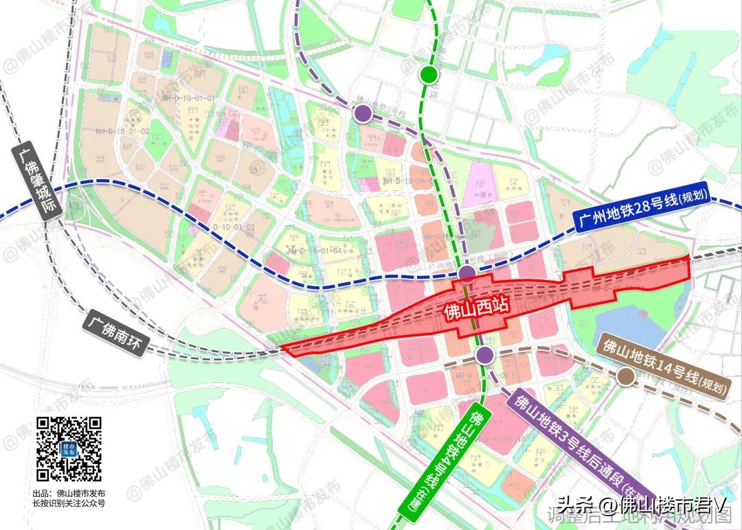 佛山地铁最新远期规划线路图,佛山轨道交通1号线南延规划图