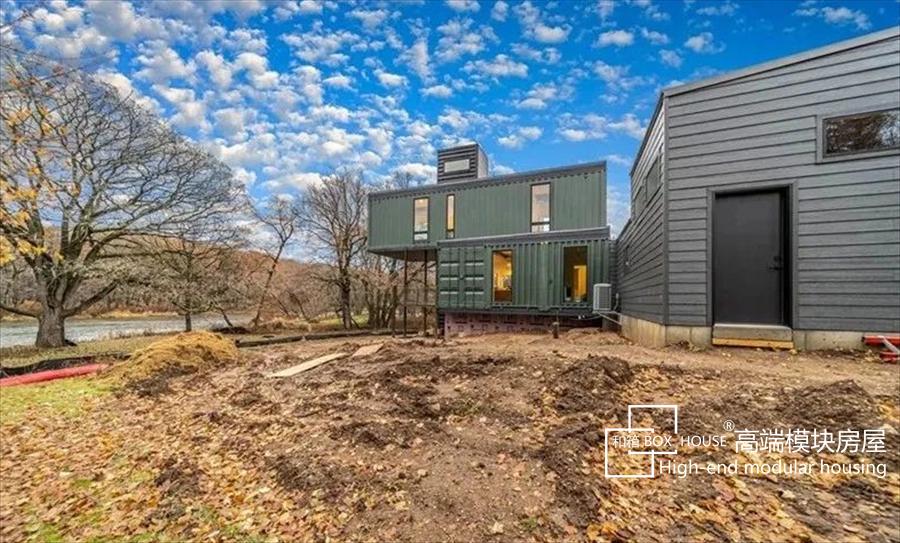 集装箱打造豪华房子,用集装箱搭建的别墅