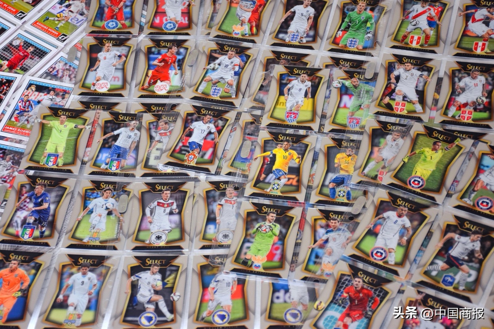 世界杯球星卡盒子,世界杯球星卡红罐开箱