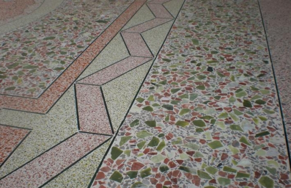 水磨石地板耐脏,最新款水磨石地板效果图耐脏