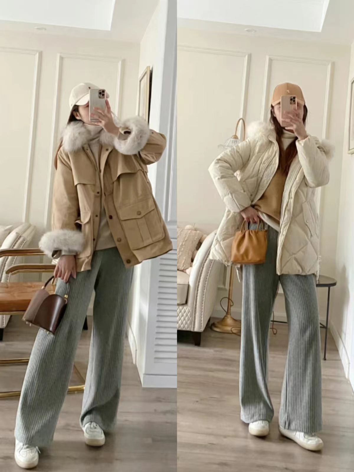 今年冬天什么裤型百搭又保暖,小白裤冬天