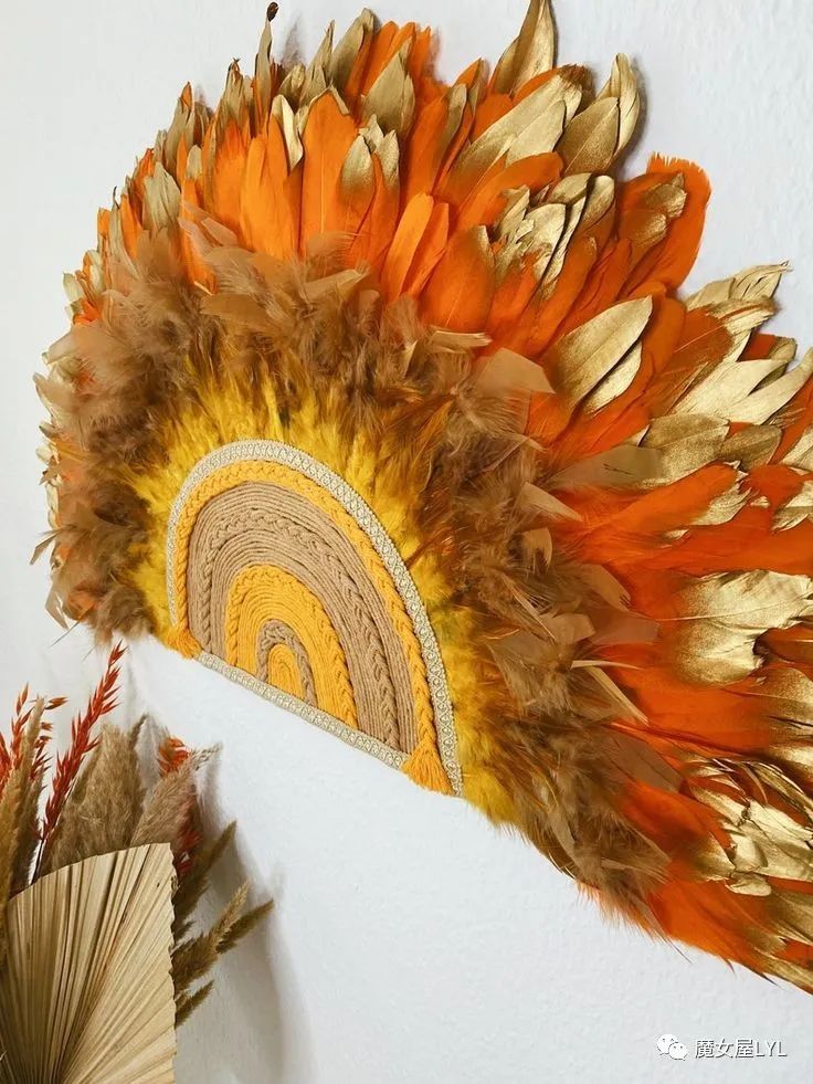 学校有趣的创意手工,羽毛创意diy