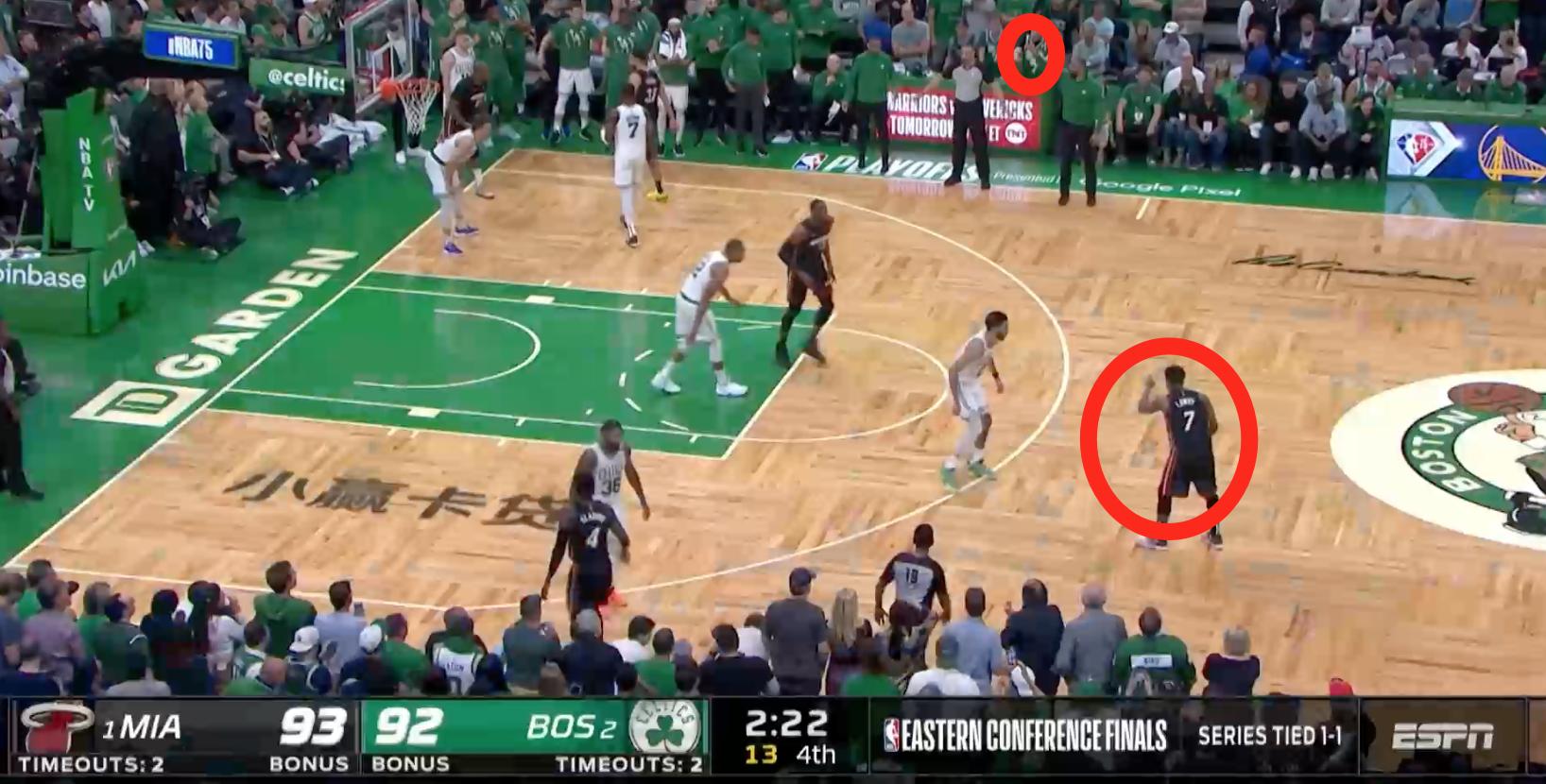 绿军关键战术,东决热火2-0绿军赛后主教练