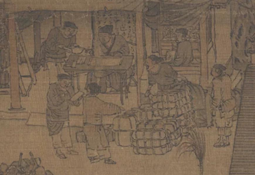 清明上河图细节图详解,清明上河图有趣细节