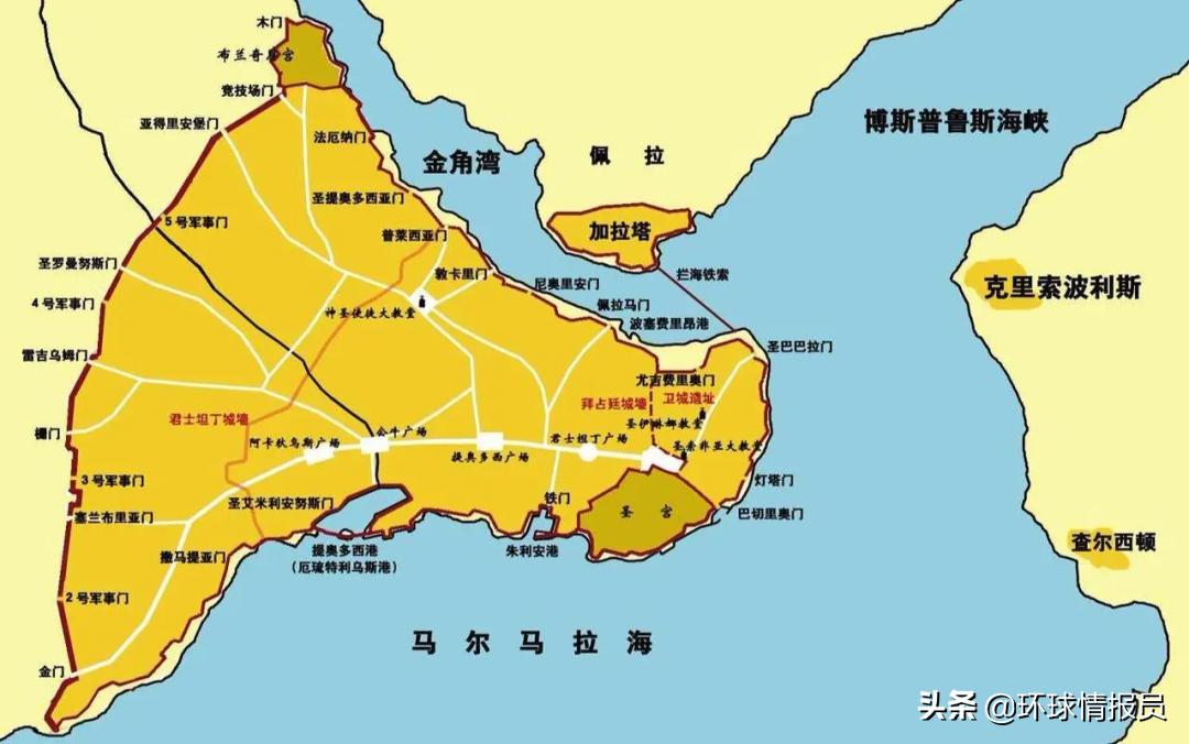 君士坦丁堡改名伊斯坦布尔,土耳其君士坦丁堡城市全景