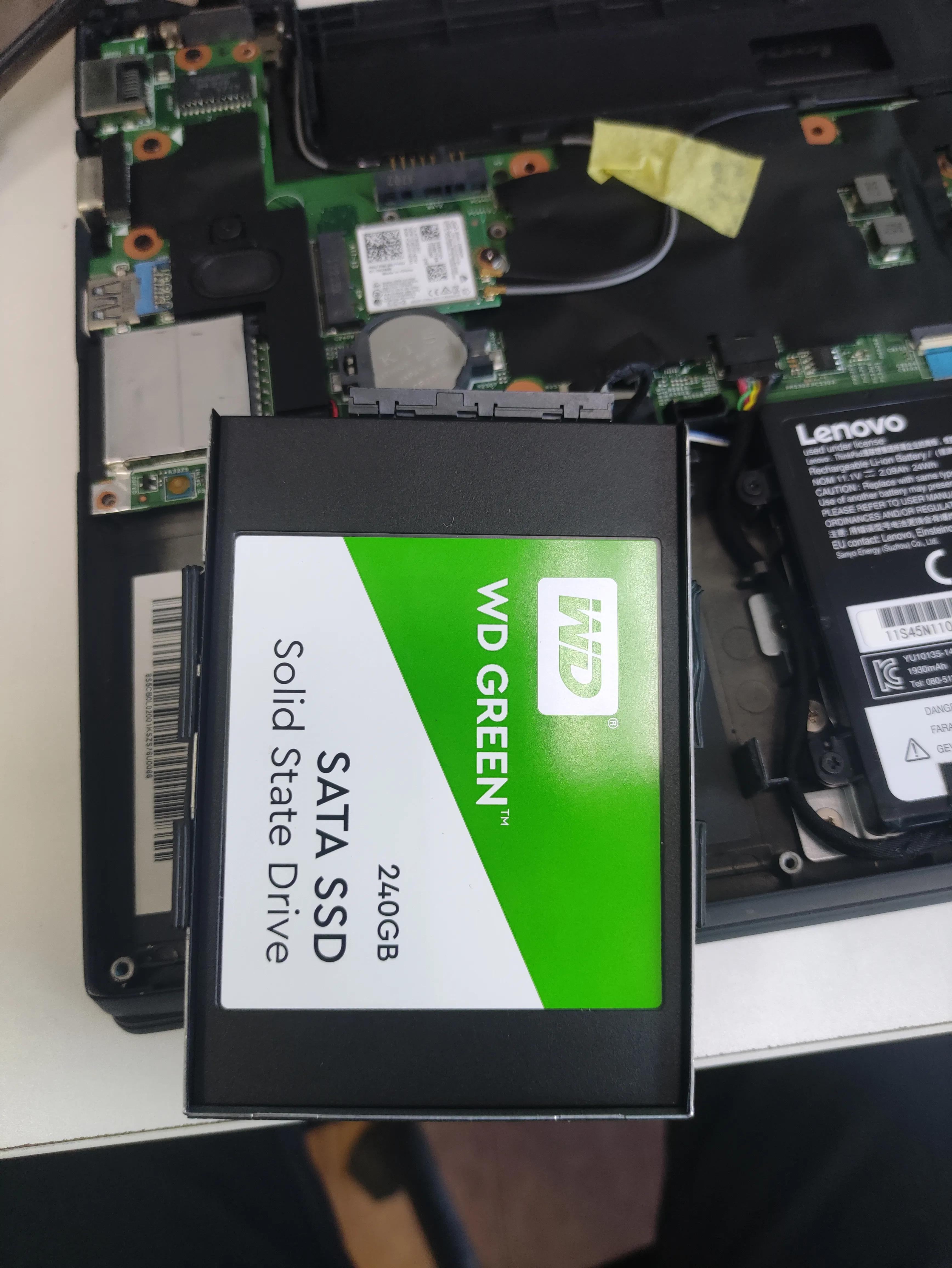 老笔记本换固态硬盘开机20秒,10秒开机笔记本